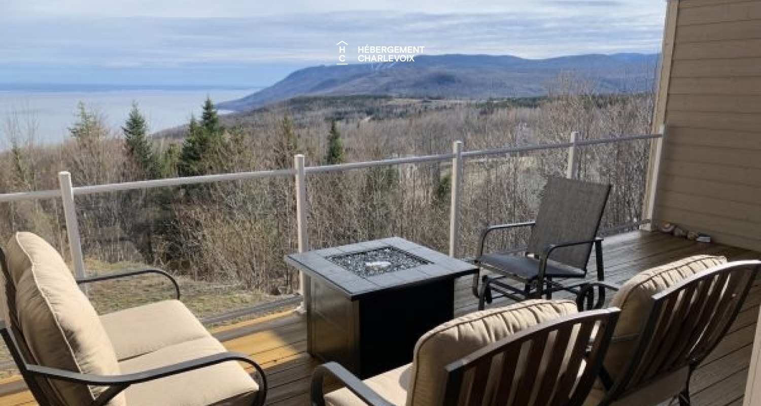 Le 20 - Condo/chalet 2 étages avec vue sur le fleuve